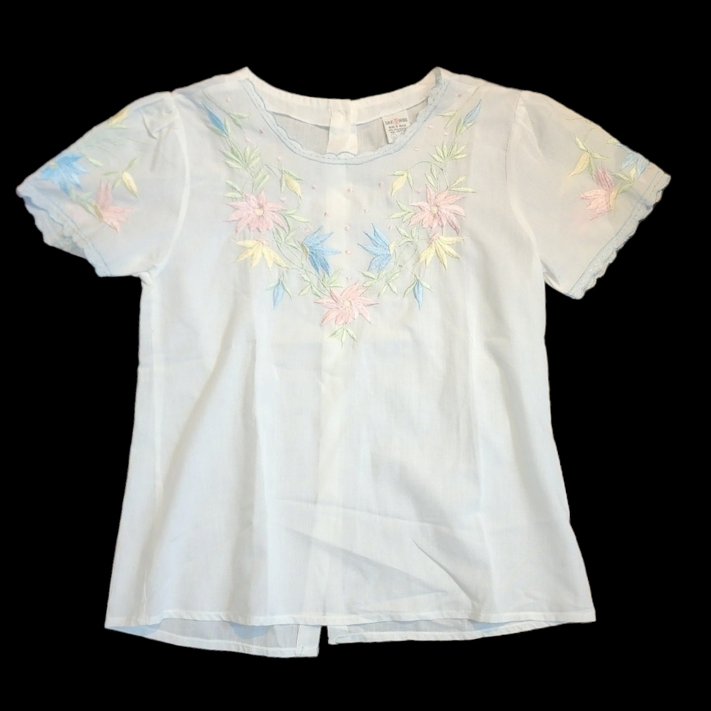 🌸Vintage 70s Cotton Top - Picture 11 of 12